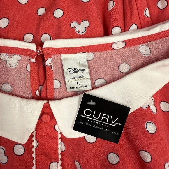 Disney x Lauren Conrad Minnie Rocks The Dots Top - Size L - Picture 4 of 4
